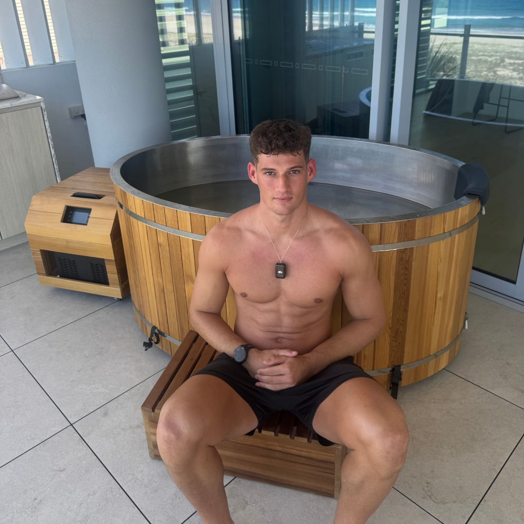 Recover | Deluxe Wooden Ice Bath & Infrared Sauna Combo