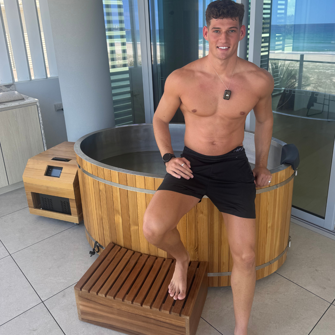 Recover | Deluxe Wooden Ice Bath & Infrared Sauna Combo