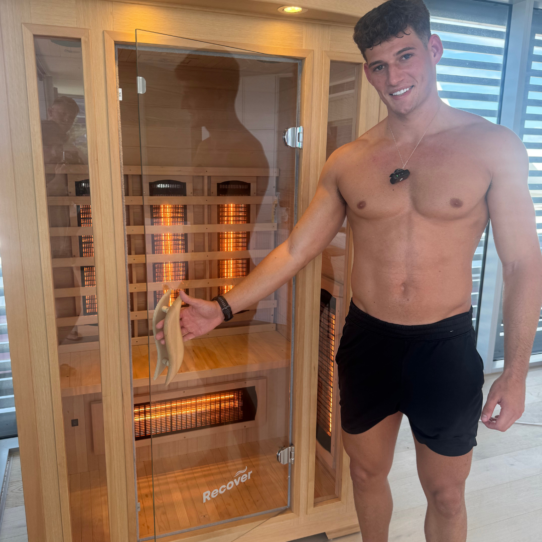 Recover | Deluxe Wooden Ice Bath & Infrared Sauna Combo