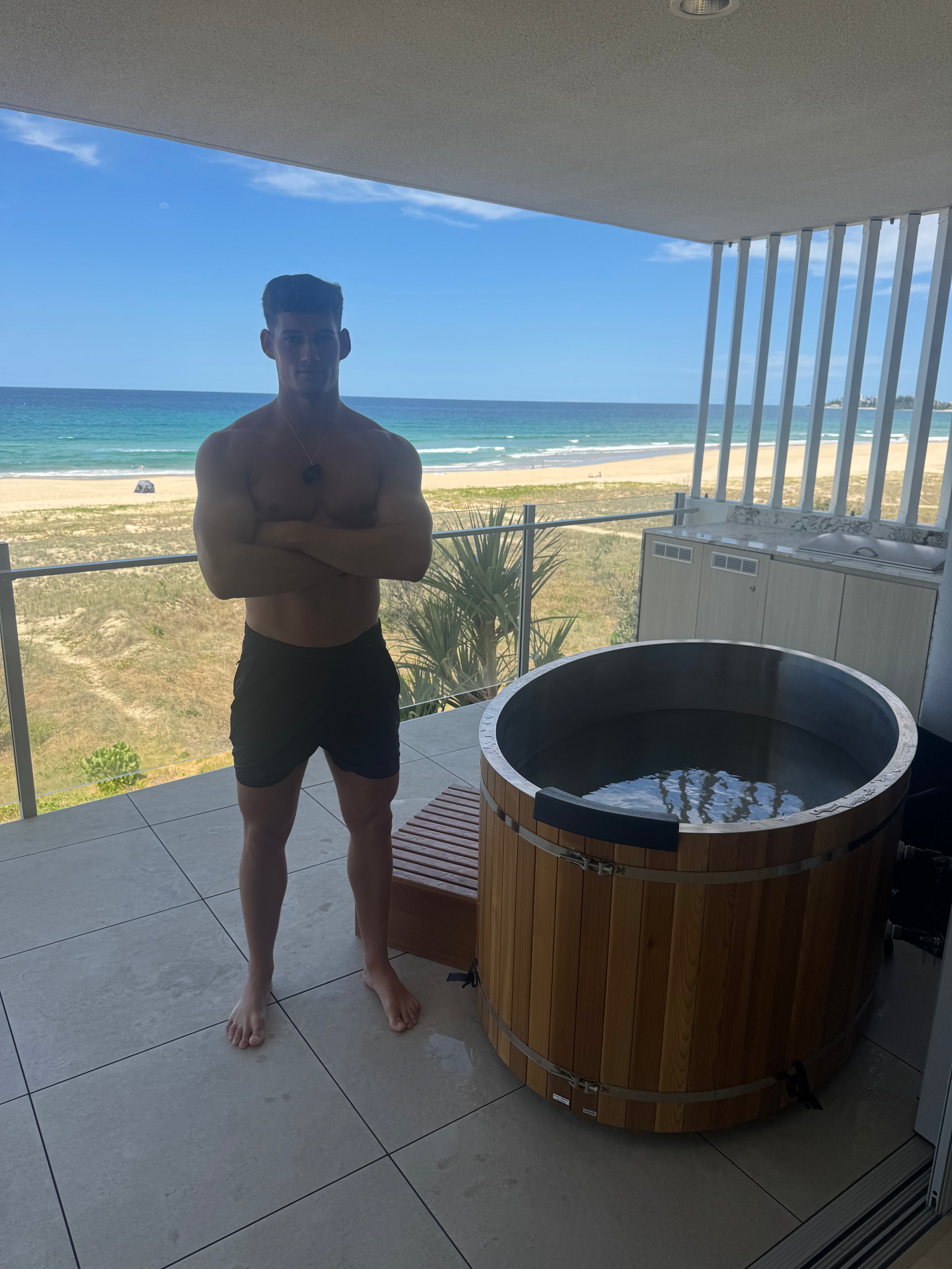 Recover | Deluxe Wooden Ice Bath & Infrared Sauna Combo